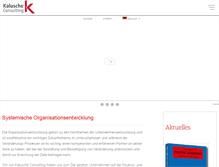 Tablet Screenshot of kalusche-consulting.de